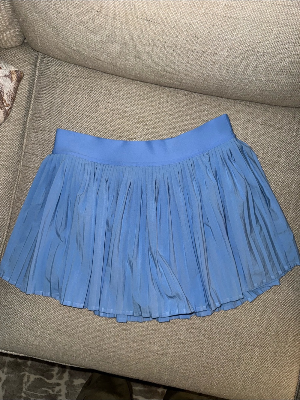lululemon athletica Periwinkle Pleated Mini Skirt